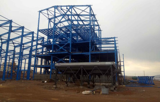 استراکچرهای فلزی کارخانه های فروسیلیس